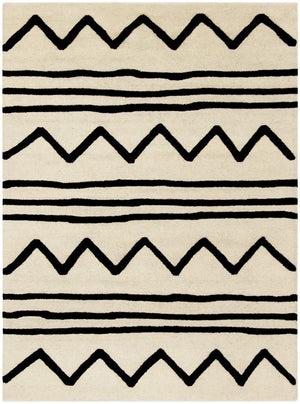 Safavieh Safavieh Kids 907 Zigzag Hand Tufted Wool Rug SFK907D-3