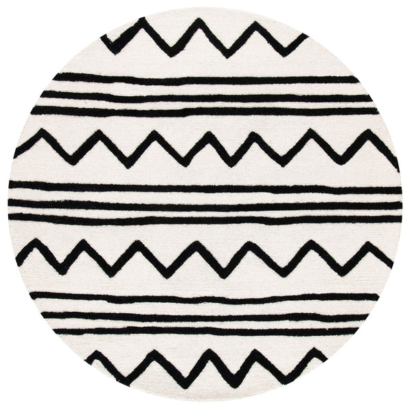 Safavieh Safavieh Kids 907 Zigzag Hand Tufted Wool Rug SFK907D-3