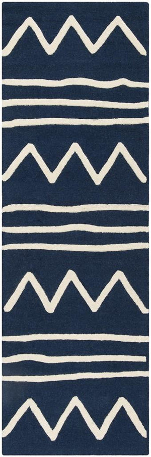 Safavieh Safavieh Kids 907 Zigzag Hand Tufted Wool Rug SFK907N-3