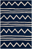 Safavieh Safavieh Kids 907 Zigzag Hand Tufted Wool Rug SFK907N-3