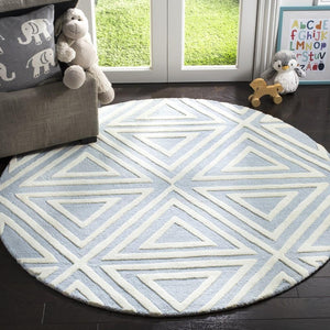 Safavieh Safavieh Kids 912 Triangles Hand Tufted Wool Rug SFK912E-3