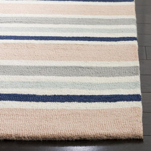 Safavieh Safavieh Kids 916 Multi Stripe Hand Tufted Wool Rug SFK916A-3