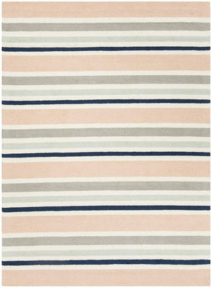Safavieh Safavieh Kids 916 Multi Stripe Hand Tufted Wool Rug SFK916A-3