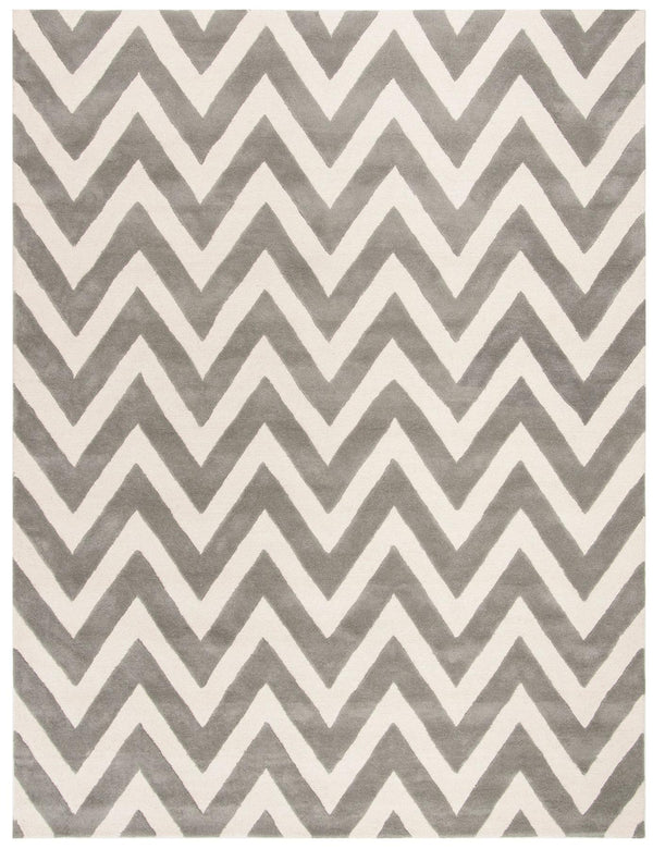Safavieh Safavieh Kids 921 Basic Chevr Hand Tufted Wool Rug SFK921C-3