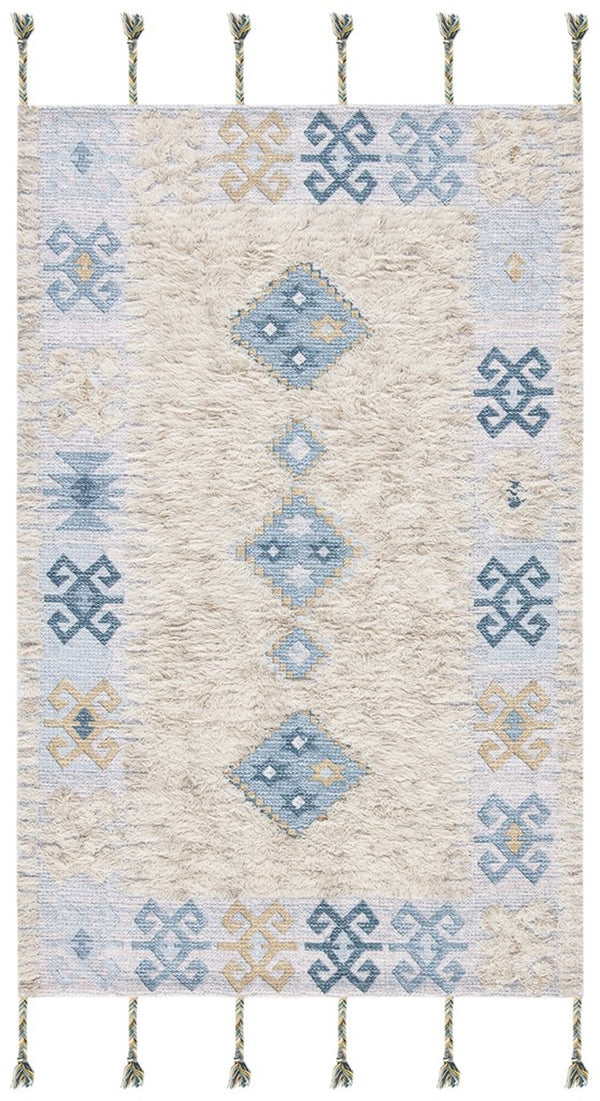 Safavieh Saffron 101 Hand Loomed Wool Shag & Flokati Rug SFN101B-3