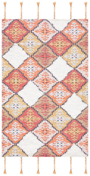Safavieh Saffron 102 Hand Loomed Wool Shag & Flokati Rug SFN102P-3