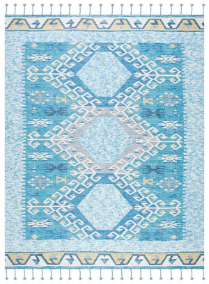 Safavieh Saffron 103 Hand Loomed Wool Shag & Flokati Rug SFN103K-3