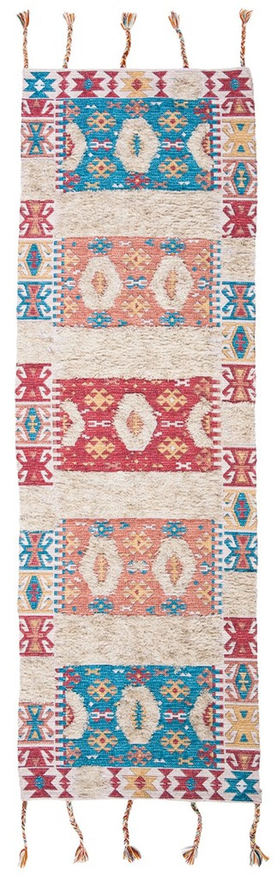Safavieh Saffron 105 Hand Loomed Wool Shag & Flokati Rug SFN105P-3
