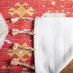 Safavieh Saffron 105 Hand Loomed Wool Shag & Flokati Rug SFN105P-3