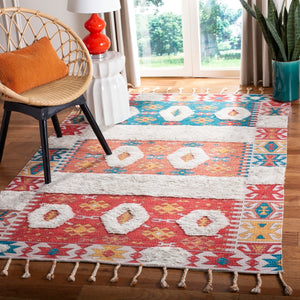 Safavieh Saffron 105 Hand Loomed Wool Shag & Flokati Rug SFN105P-3