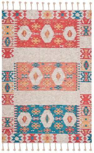 Safavieh Saffron 105 Hand Loomed Wool Shag & Flokati Rug SFN105P-3