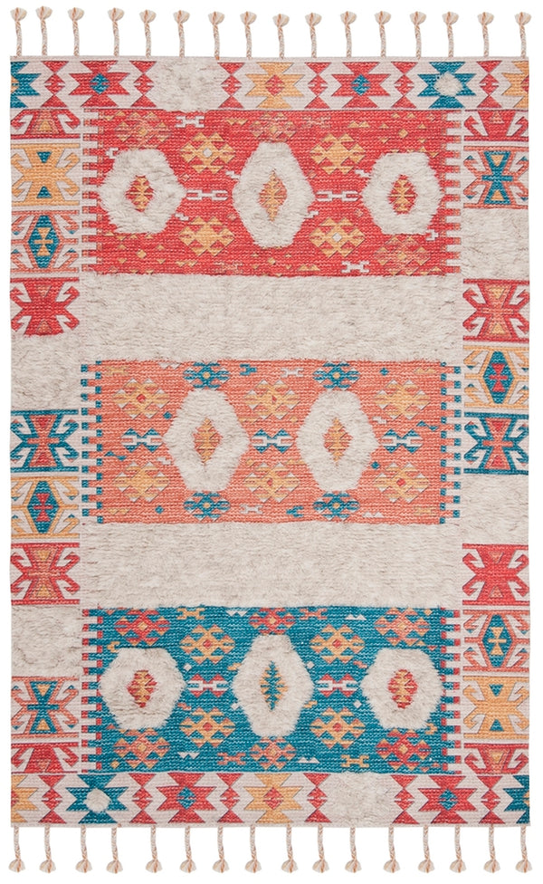 Safavieh Saffron 105 Hand Loomed Wool Shag & Flokati Rug SFN105P-3