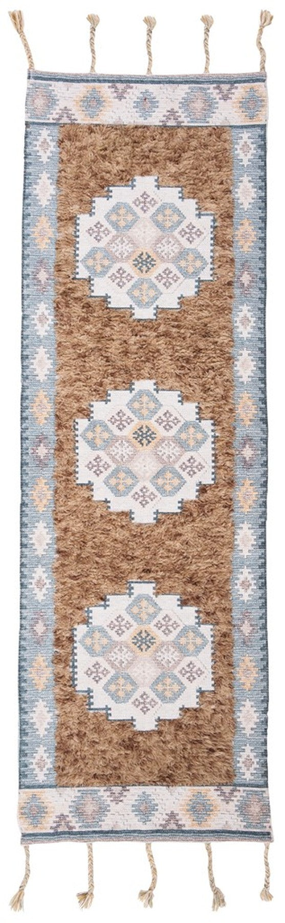 Safavieh Saffron 108 Hand Loomed Wool Shag & Flokati Rug SFN108B-3