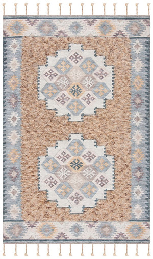Safavieh Saffron 108 Hand Loomed Wool Shag & Flokati Rug SFN108B-3