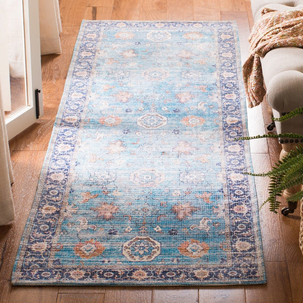 Safavieh Saffron 201 Power Loomed 53% COTTON/34% POLYESTER/12% RAYON/1% OTHER Traditional Rug SFN201M-4