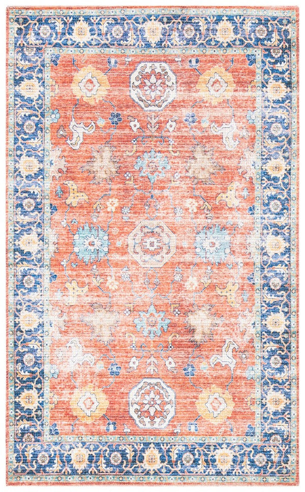 Safavieh Saffron 201 Power Loomed 53% COTTON/34% POLYESTER/12% RAYON/1% OTHER Traditional Rug SFN201P-4