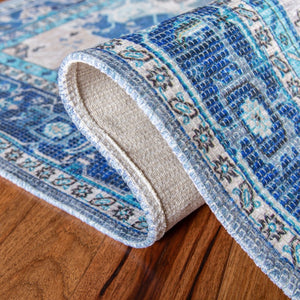 Safavieh Saffron 202 Power Loomed 53% COTTON/34% POLYESTER/12% RAYON/1% OTHER Traditional Rug SFN202N-4