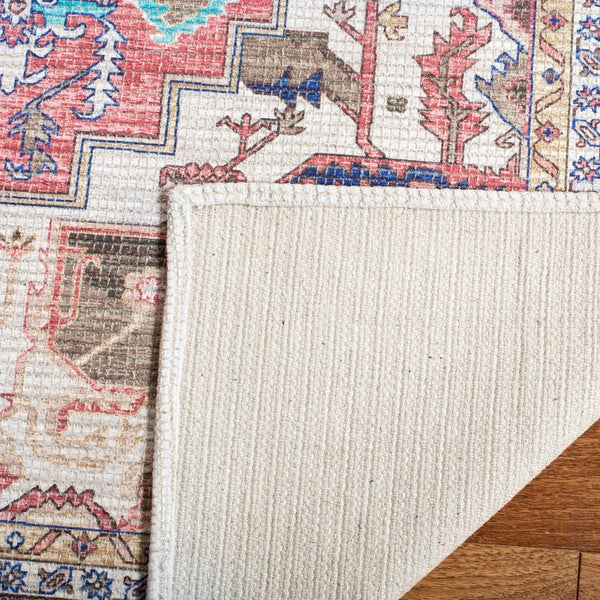 Safavieh Saffron 202 Power Loomed 53% COTTON/34% POLYESTER/12% RAYON/1% OTHER Traditional Rug SFN202P-4