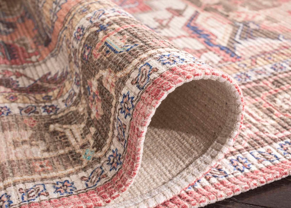 Safavieh Saffron 202 Power Loomed 53% COTTON/34% POLYESTER/12% RAYON/1% OTHER Traditional Rug SFN202P-4