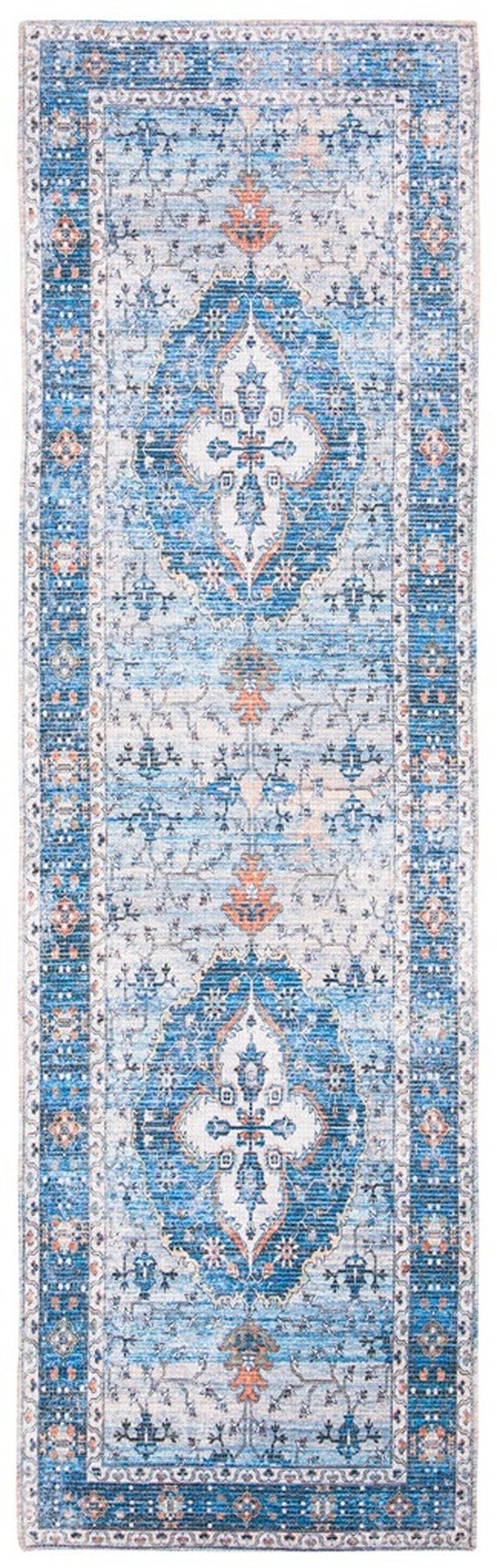 Safavieh Saffron 203 Power Loomed 53% COTTON/34% POLYESTER/12% RAYON/1% OTHER Traditional Rug SFN203M-4