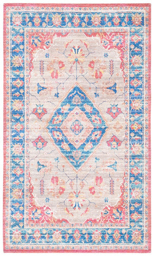 Safavieh Saffron 204 Power Loomed 53% COTTON/34% POLYESTER/12% RAYON/1% OTHER Traditional Rug SFN204P-4