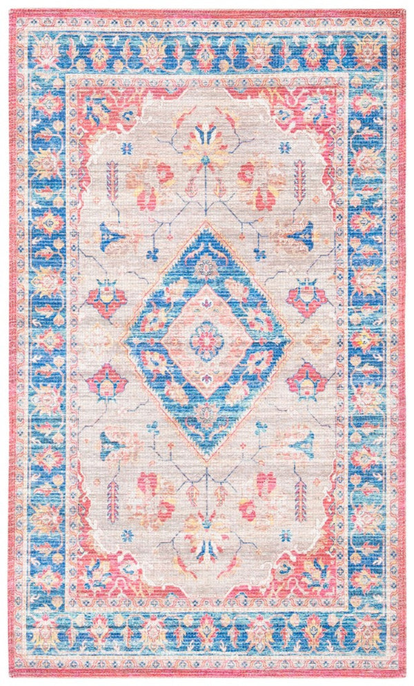 Safavieh Saffron 204 Power Loomed 53% COTTON/34% POLYESTER/12% RAYON/1% OTHER Traditional Rug SFN204P-4