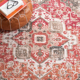 Safavieh Saffron 382 Hand Loomed 80% Polyester and 20% Cotton Traditional Rug SFN382B-4