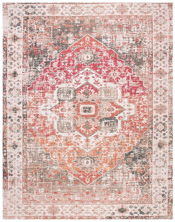 Safavieh Saffron 382 Hand Loomed 80% Polyester and 20% Cotton Traditional Rug SFN382B-4