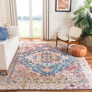 Safavieh Saffron 389 Hand Loomed 80% Polyester and 20% Cotton Traditional Rug SFN389B-4