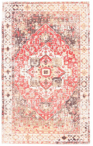Safavieh Saffron 389 Hand Loomed 80% Polyester and 20% Cotton Traditional Rug SFN389C-4