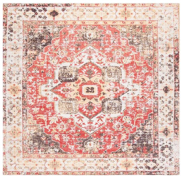 Safavieh Saffron 389 Hand Loomed 80% Polyester and 20% Cotton Traditional Rug SFN389C-4