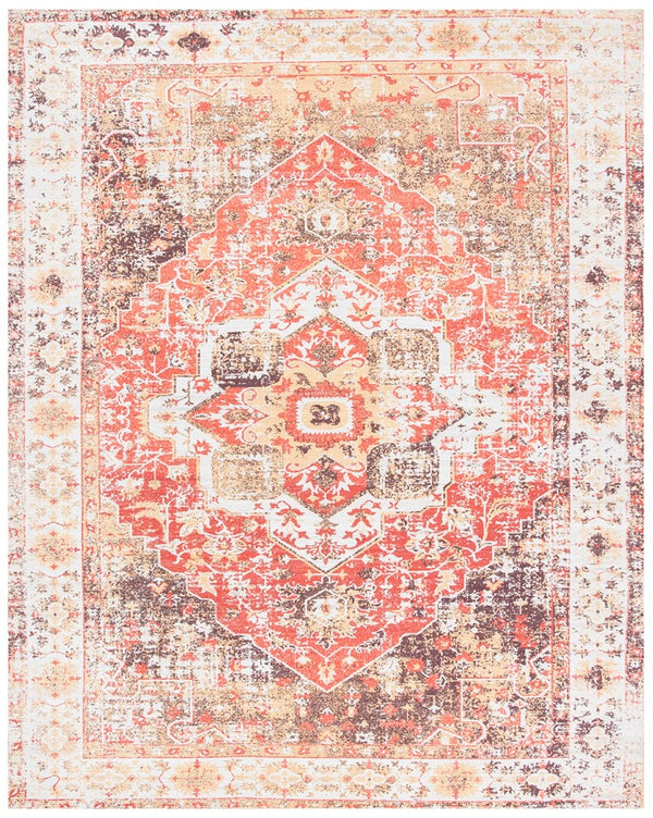 Safavieh Saffron 389 Hand Loomed 80% Polyester and 20% Cotton Traditional Rug SFN389C-4