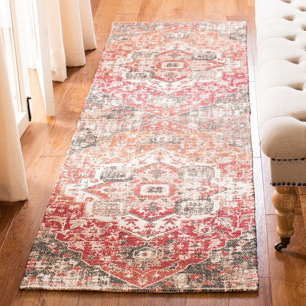 Safavieh Saffron 392 Hand Loomed 80% Polyester and 20% Cotton Traditional Rug SFN392F-4