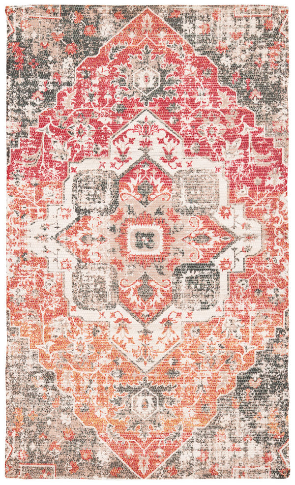 Safavieh Saffron 392 Hand Loomed 80% Polyester and 20% Cotton Traditional Rug SFN392F-4