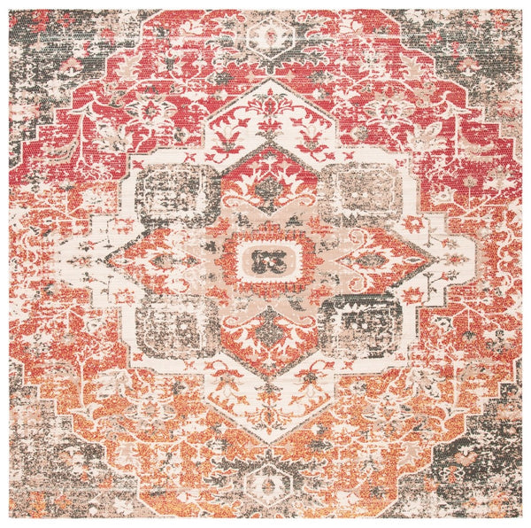 Safavieh Saffron 392 Hand Loomed 80% Polyester and 20% Cotton Traditional Rug SFN392F-4