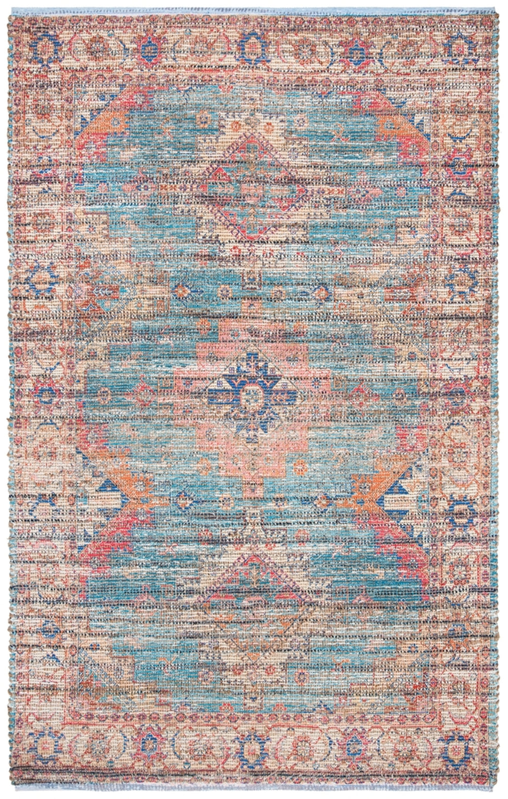 Safavieh Saffron 513 Hand Loomed 80% Polyester and 20% Cotton Contemporary Rug SFN513P-4