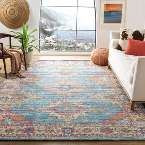 Safavieh Saffron 513 Hand Loomed 80% Polyester and 20% Cotton Contemporary Rug SFN513P-4