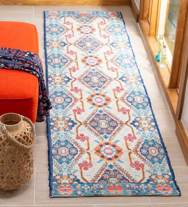 Safavieh Saffron 538 Hand Loomed 80% Polyester and 20% Cotton Contemporary Rug SFN538A-2745