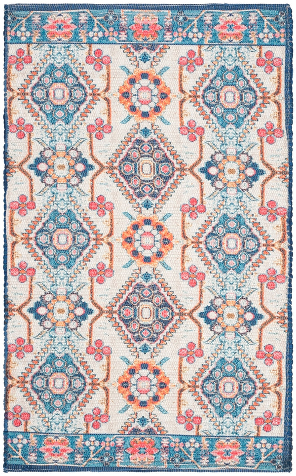 Safavieh Saffron 538 Hand Loomed 80% Polyester and 20% Cotton Contemporary Rug SFN538A-2745