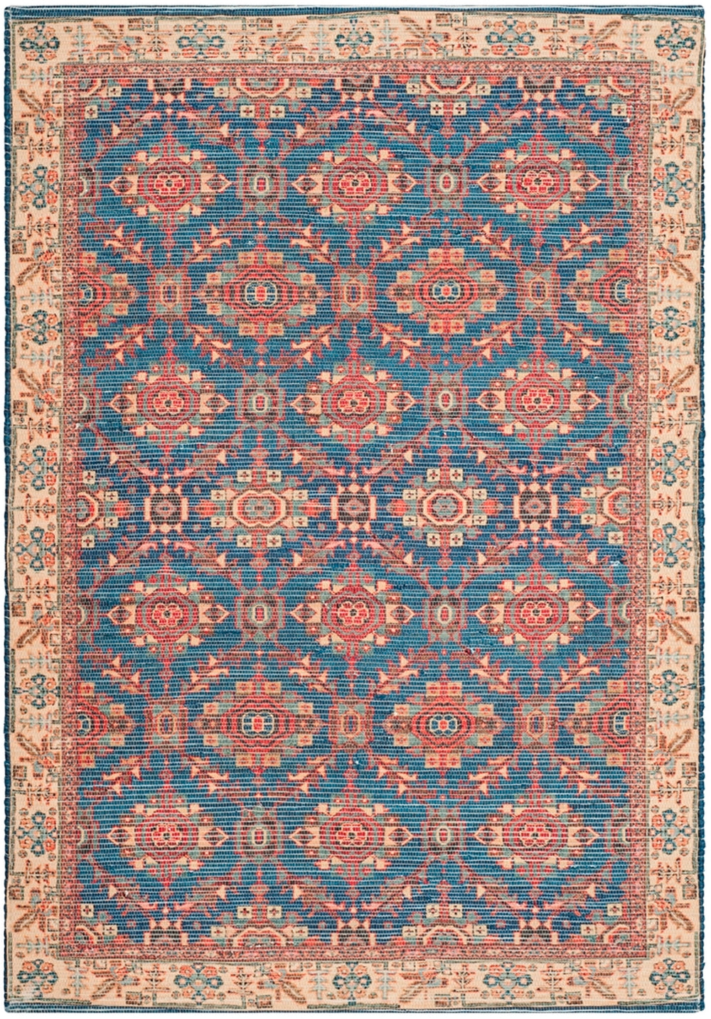 Safavieh Saffron 539 Hand Loomed 80% Polyester and 20% Cotton Contemporary Rug SFN539N-2745