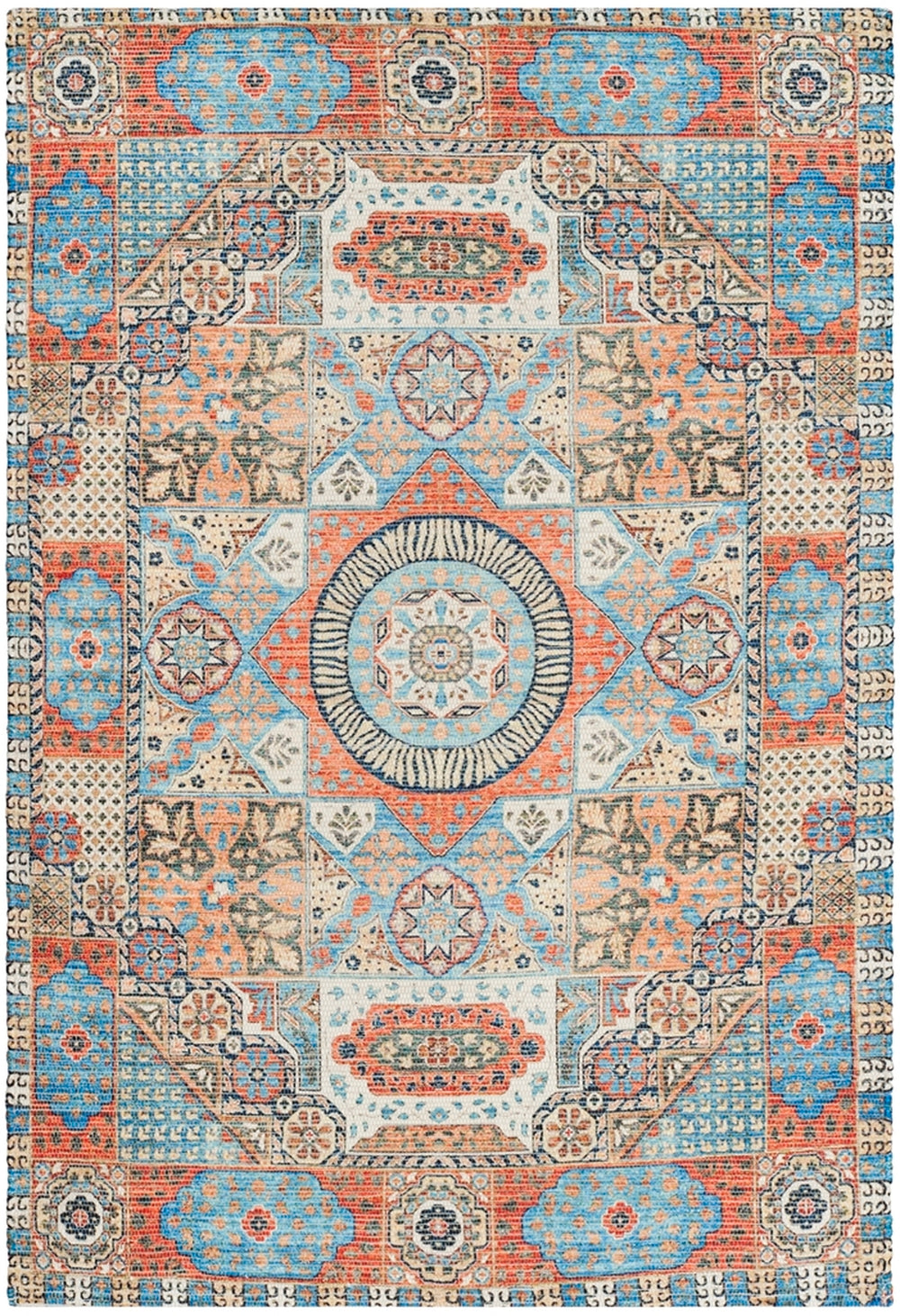 Safavieh Saffron 541 Hand Loomed 80% Polyester and 20% Cotton Contemporary Rug SFN541P-2745