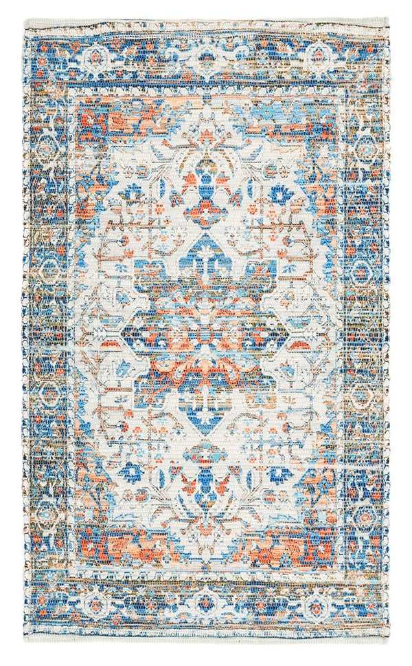 Safavieh Saffron 543 Hand Loomed 80% Polyester and 20% Cotton Contemporary Rug SFN543F-24