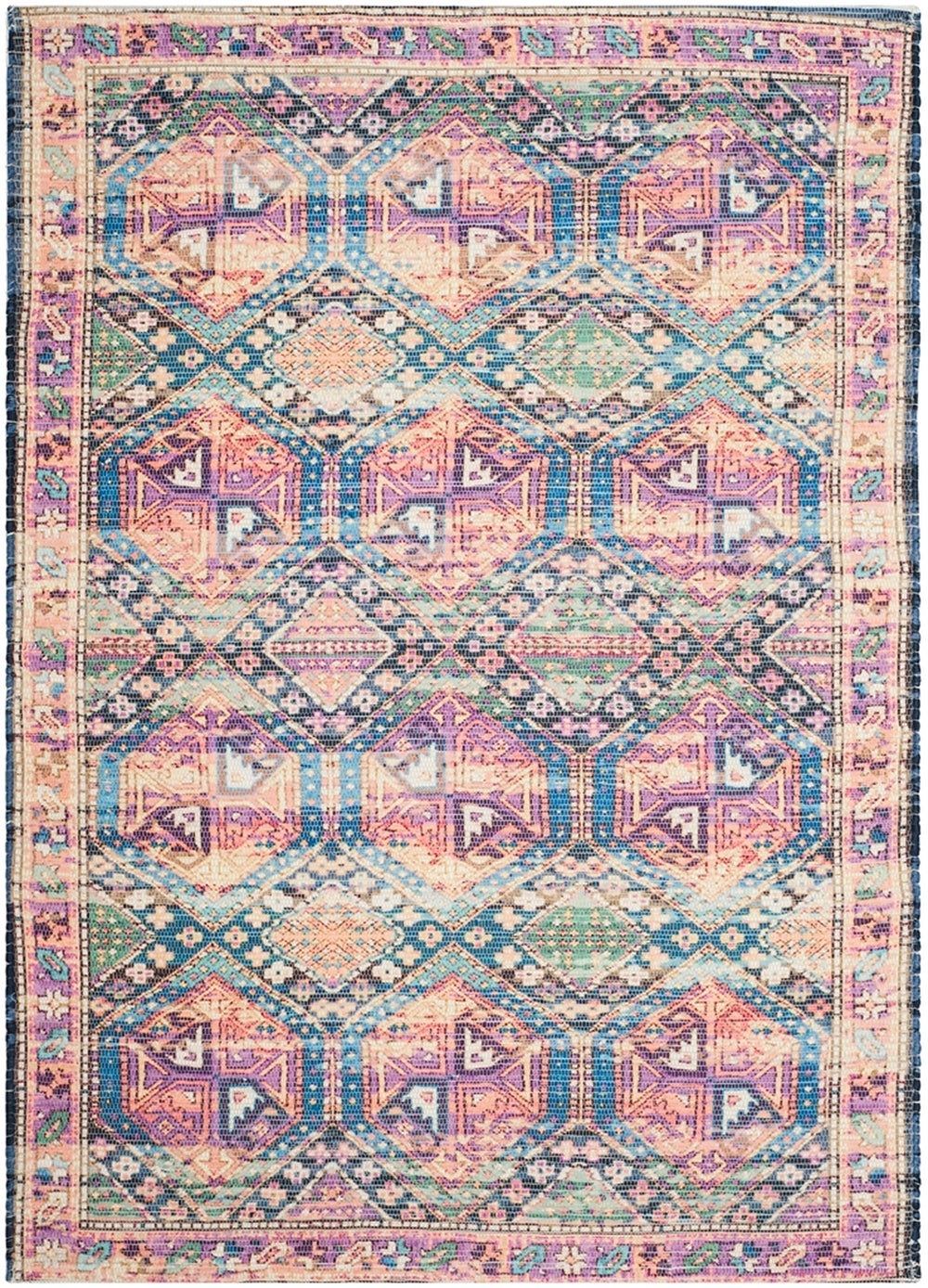 Safavieh Saffron 544 Hand Loomed 80% Polyester and 20% Cotton Contemporary Rug SFN544V-2745