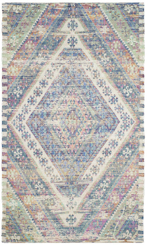 Safavieh Saffron 558 Hand Loomed 80% Polyester and 20% Cotton Contemporary Rug SFN558A-24