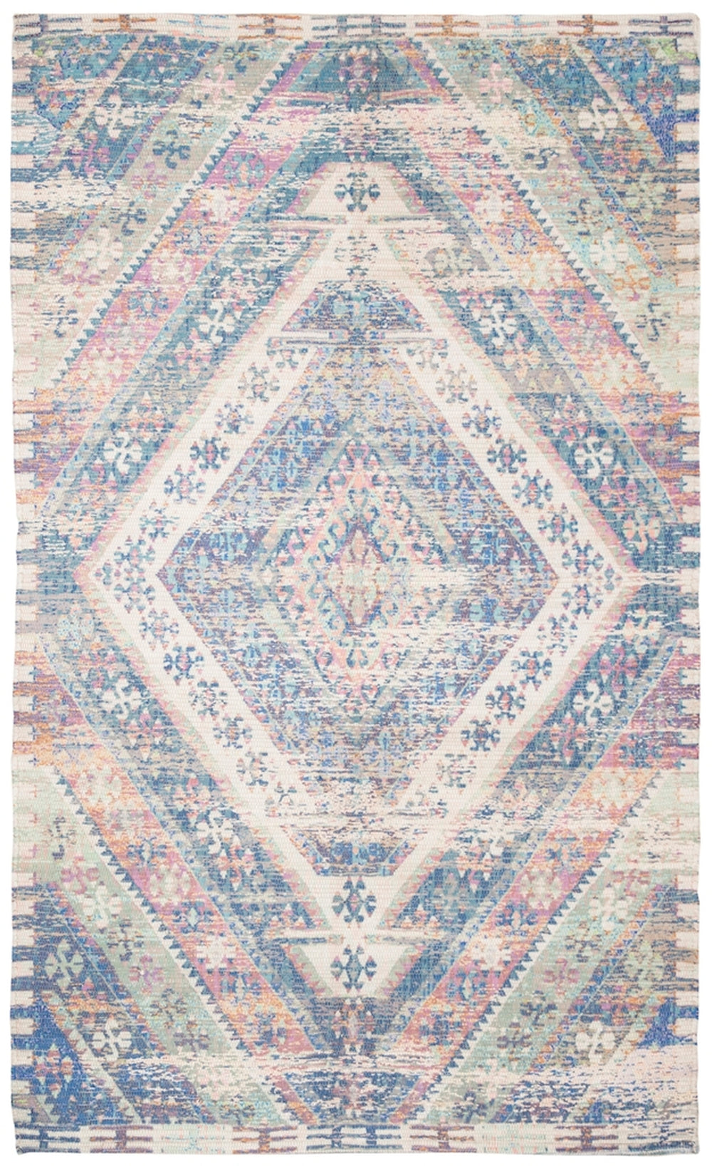 Safavieh Saffron 558 Hand Loomed 80% Polyester and 20% Cotton Contemporary Rug SFN558A-24