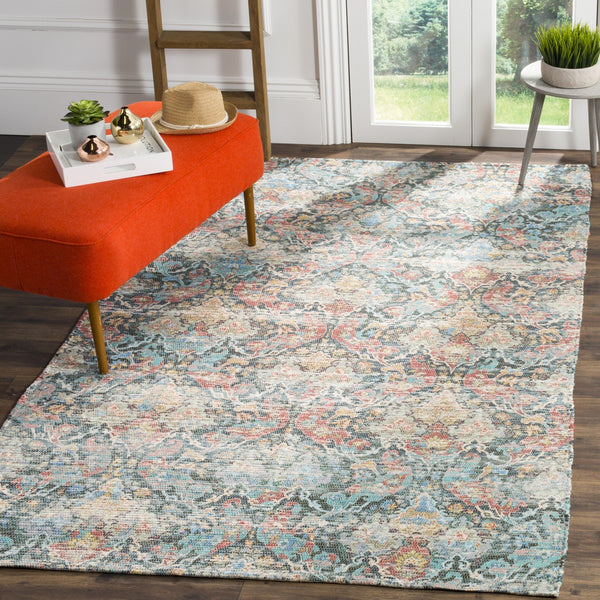 Safavieh Saffron 570 Hand Loomed 80% Polyester and 20% Cotton Contemporary Rug SFN570A-24