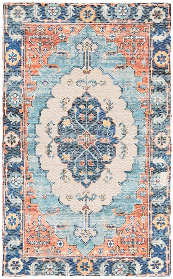 Safavieh Saffron 585 Hand Loomed 80% Polyester and 20% Cotton Contemporary Rug SFN585A-26