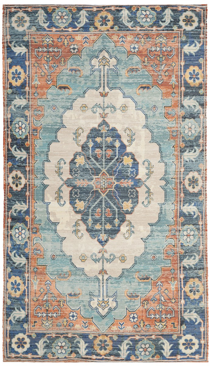 Safavieh Saffron 585 Hand Loomed 80% Polyester and 20% Cotton Contemporary Rug SFN585A-26