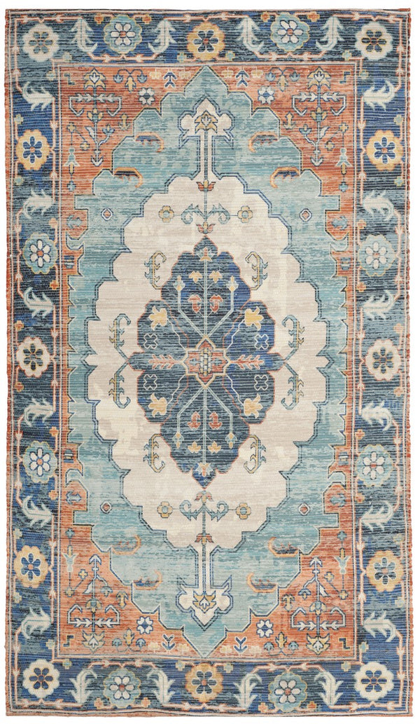 Safavieh Saffron 585 Hand Loomed 80% Polyester and 20% Cotton Contemporary Rug SFN585A-26