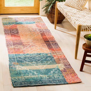 Safavieh Saffron 592 Hand Loomed 80% Polyester and 20% Cotton Contemporary Rug SFN592A-4